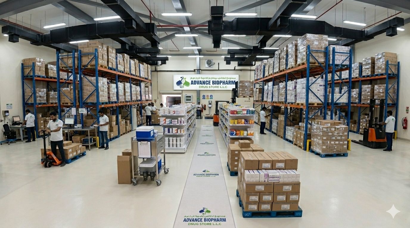 Advance Biopharm warehouse interior